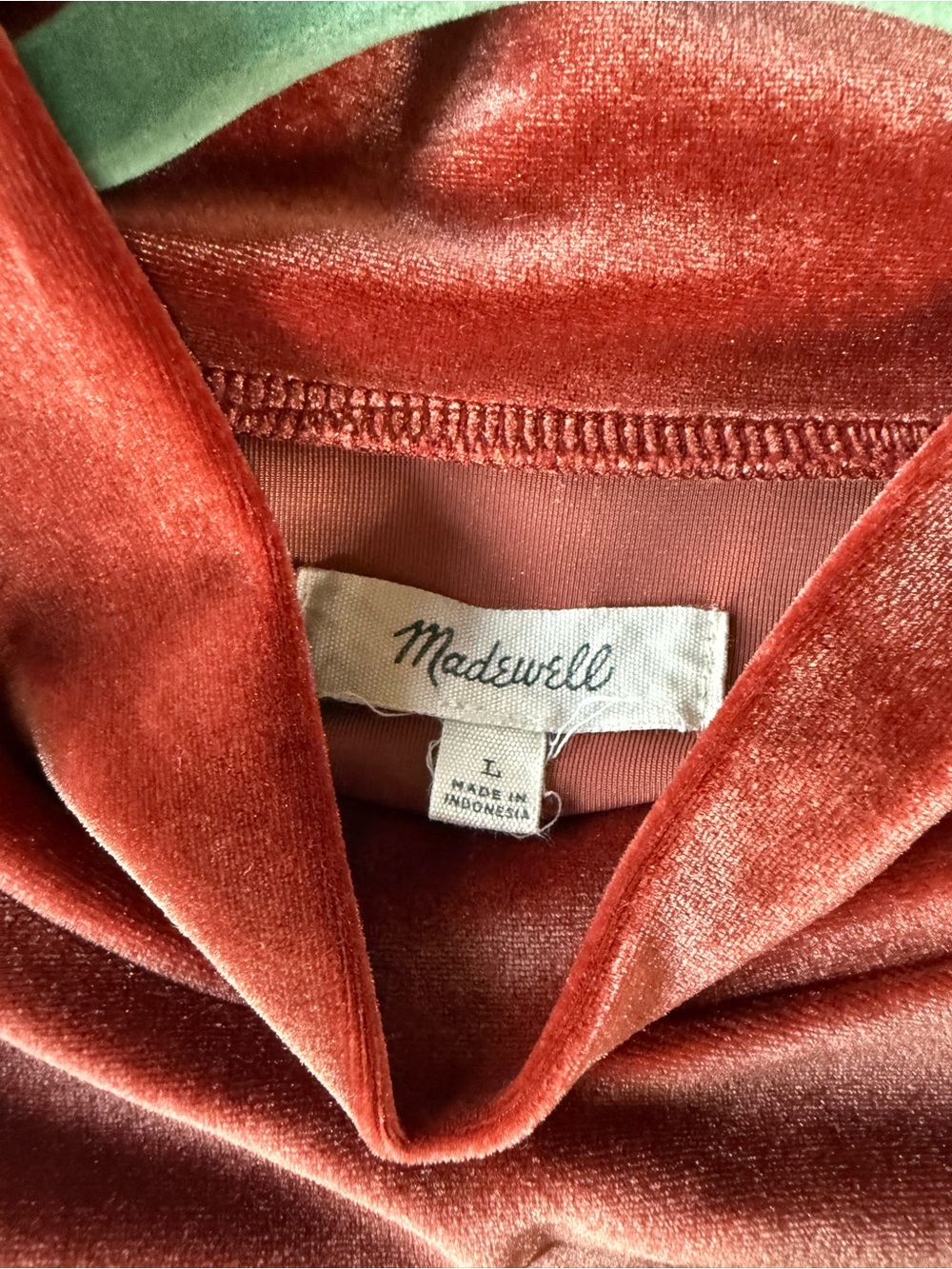 Madewell Velvet Top - Picture 4 of 5